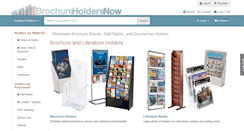 Desktop Screenshot of brochureholdersnow.com